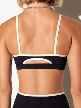 Spiritual Gangster Horizon Sports Bra – Medium – Black/White